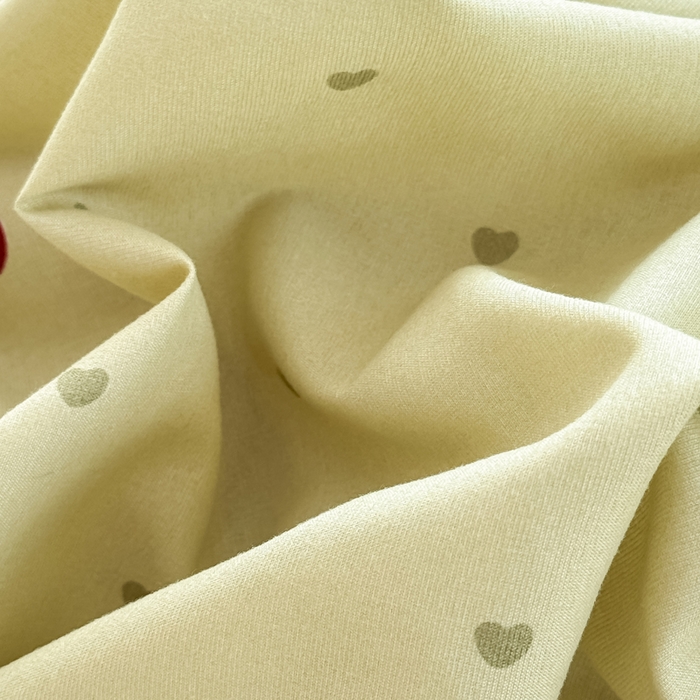 91家纺网 家纺一手货源 找家纺 爱多多家居 2026新款双层纱针织棉印花四件套 熊猫绿