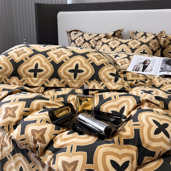 91家纺网 家纺一手货源 找家纺 塞纳 2026新款铂金暖绒加厚磨毛四件套 洛奇