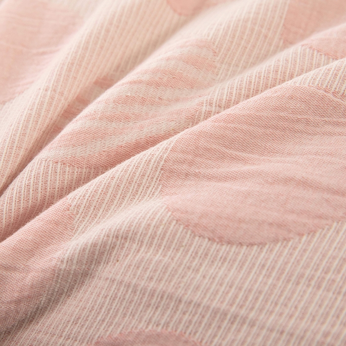 91家纺网 家纺一手货源 找家纺 梦莱家纺 2026新款波点熊水洗棉麻荞麦枕 波点熊-粉