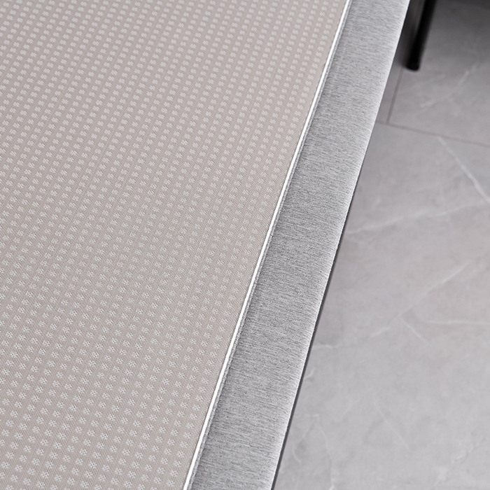 91家纺网 家纺一手货源 找家纺 小牛席业 2026新款花漾芯语绣花凉感冰丝席系列凉席藤席冰藤席冰丝席草席竹席乳胶席凉感豆豆席 香槟