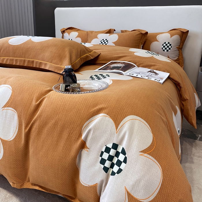 91家纺网 家纺一手货源 找家纺 塞纳 2026新款铂金暖绒加厚磨毛四件套 大雅之秀