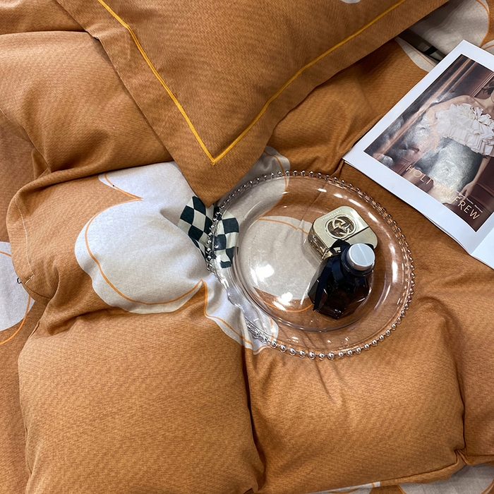 91家纺网 家纺一手货源 找家纺 塞纳 2026新款铂金暖绒加厚磨毛四件套 大雅之秀