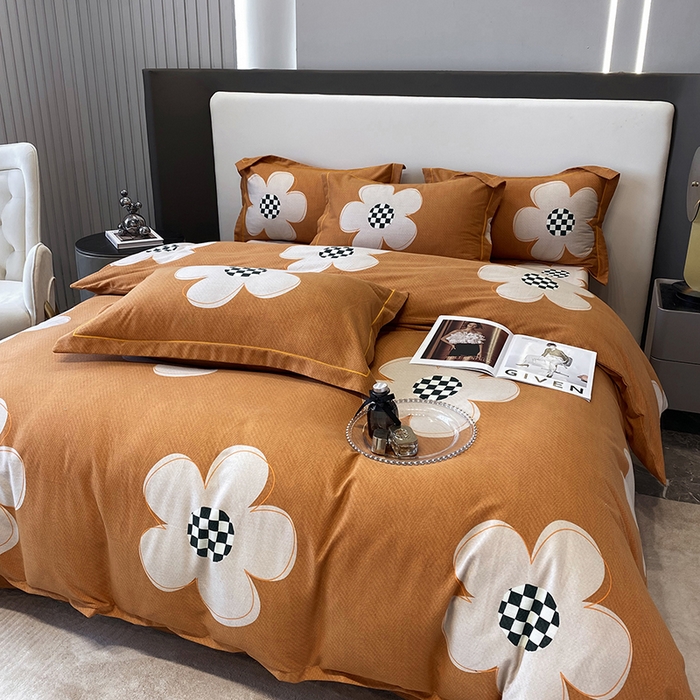 91家纺网 家纺一手货源 找家纺 塞纳 2026新款铂金暖绒加厚磨毛四件套 大雅之秀