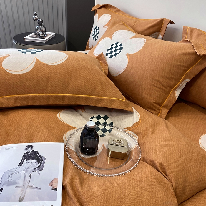 91家纺网 家纺一手货源 找家纺 塞纳 2026新款铂金暖绒加厚磨毛四件套 大雅之秀