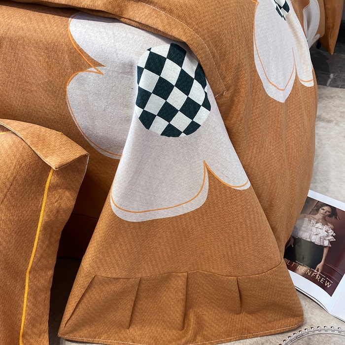 91家纺网 家纺一手货源 找家纺 塞纳 2026新款铂金暖绒加厚磨毛四件套 大雅之秀