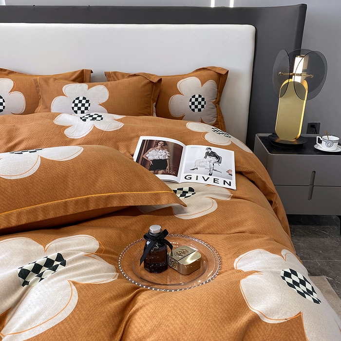 91家纺网 家纺一手货源 找家纺 塞纳 2026新款铂金暖绒加厚磨毛四件套 大雅之秀