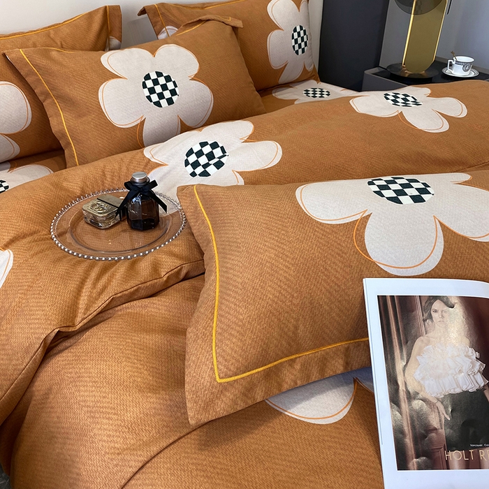 91家纺网 家纺一手货源 找家纺 塞纳 2026新款铂金暖绒加厚磨毛四件套 大雅之秀