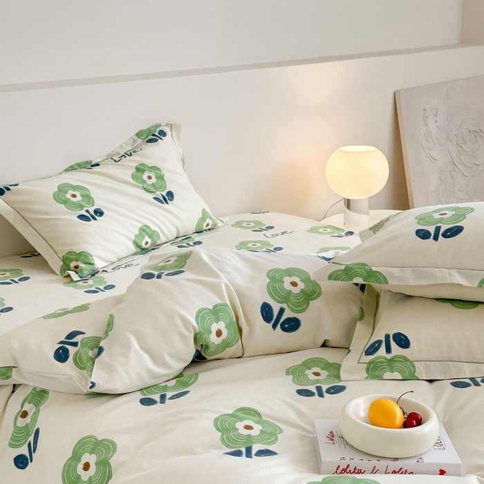 91家纺网 家纺一手货源 找家纺 塞纳 2026新款铂金暖绒加厚磨毛四件套 风的旋律