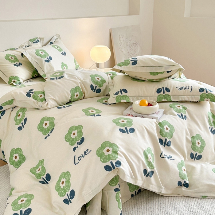 91家纺网 家纺一手货源 找家纺 塞纳 2026新款铂金暖绒加厚磨毛四件套 风的旋律