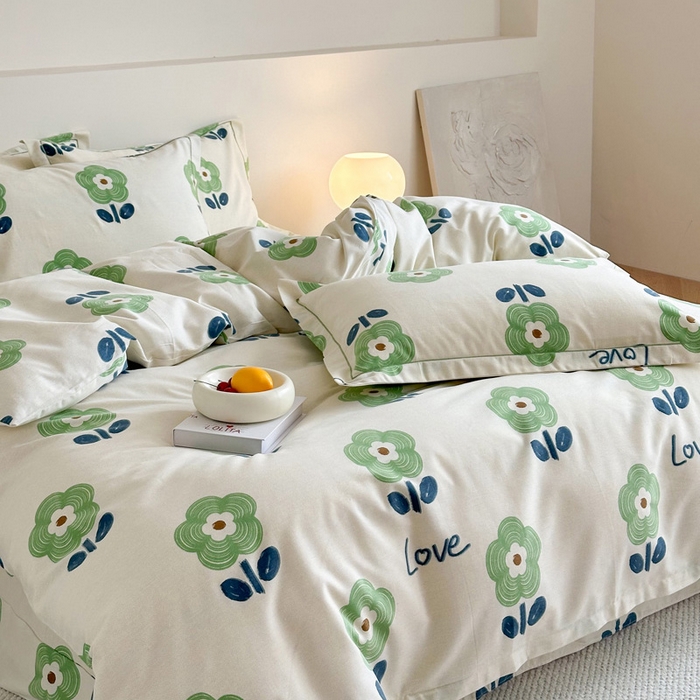 91家纺网 家纺一手货源 找家纺 塞纳 2026新款铂金暖绒加厚磨毛四件套 风的旋律