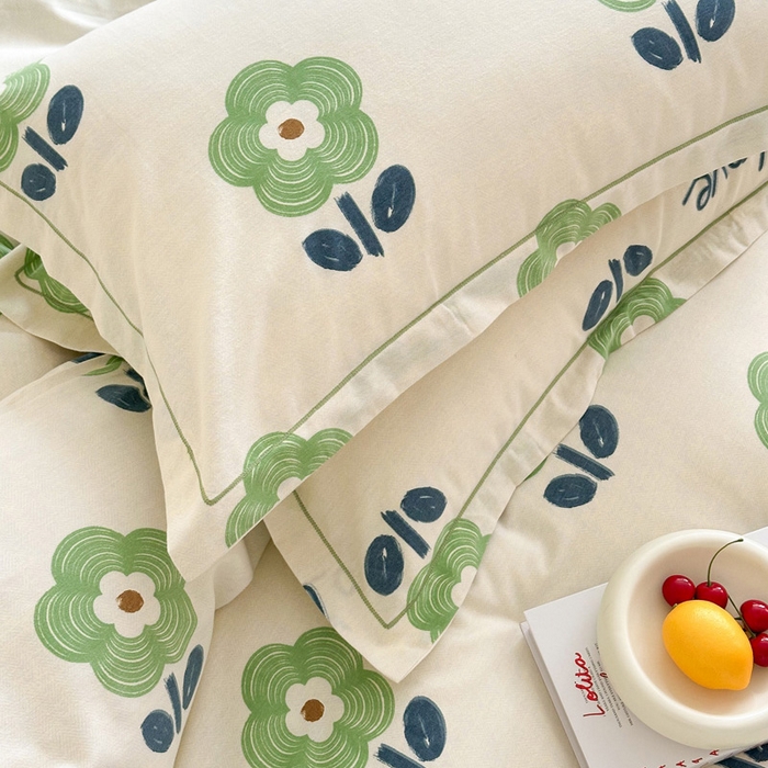 91家纺网 家纺一手货源 找家纺 塞纳 2026新款铂金暖绒加厚磨毛四件套 风的旋律