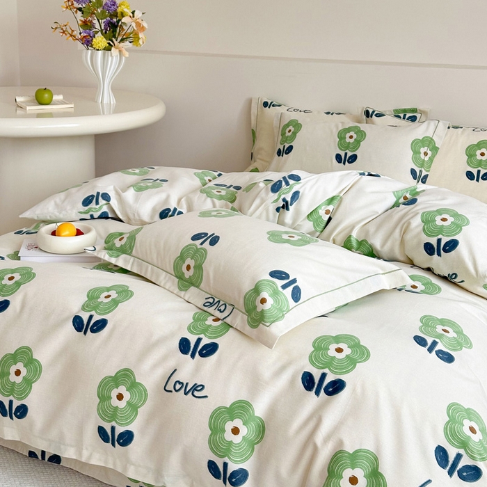 91家纺网 家纺一手货源 找家纺 塞纳 2026新款铂金暖绒加厚磨毛四件套 风的旋律