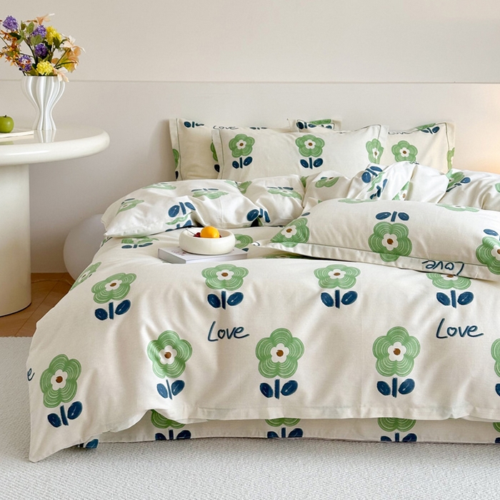 91家纺网 家纺一手货源 找家纺 塞纳 2026新款铂金暖绒加厚磨毛四件套 风的旋律