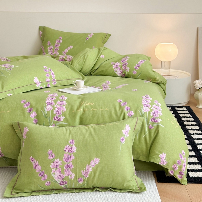 91家纺网 家纺一手货源 找家纺 塞纳 2026新款铂金暖绒加厚磨毛四件套 月落星辰