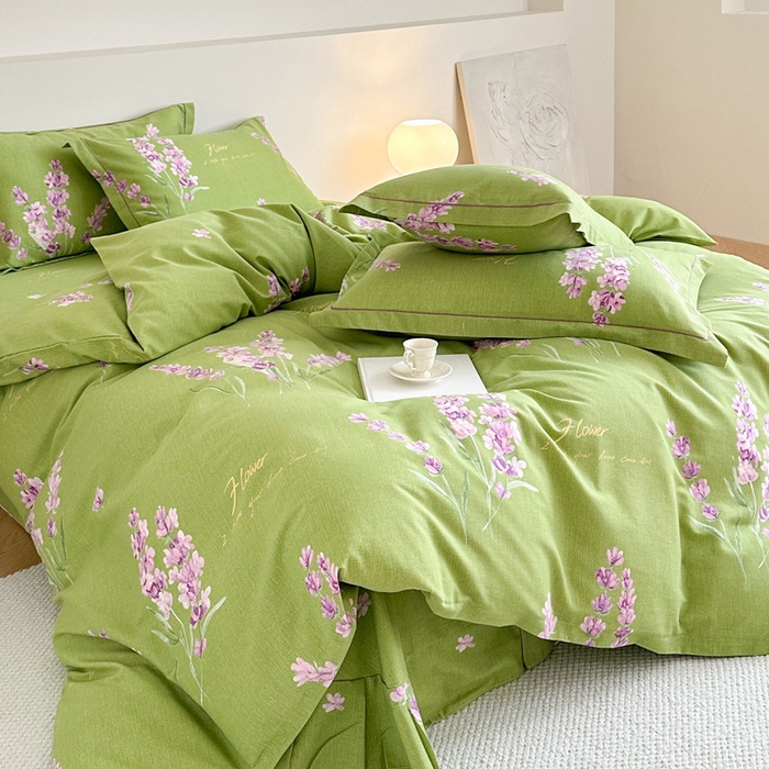 91家纺网 家纺一手货源 找家纺 塞纳 2026新款铂金暖绒加厚磨毛四件套 月落星辰