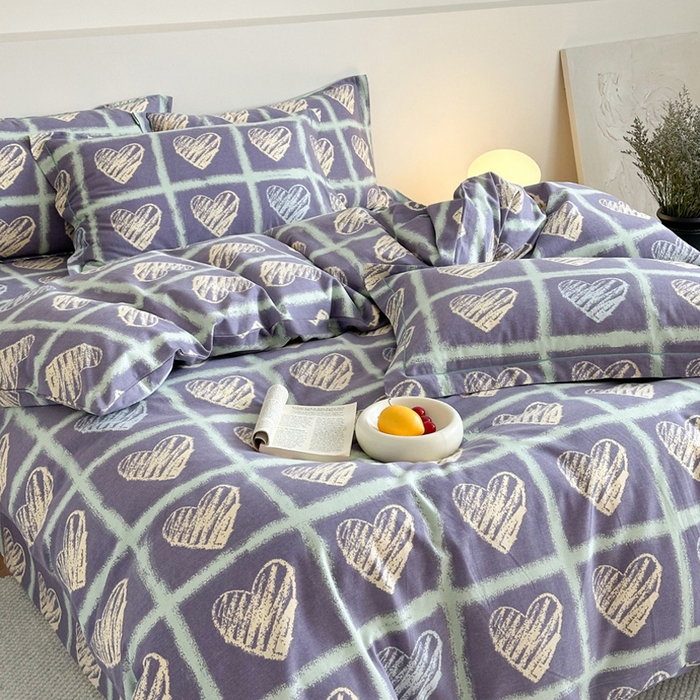 91家纺网 家纺一手货源 找家纺 塞纳 2026新款铂金暖绒加厚磨毛四件套 飞扬