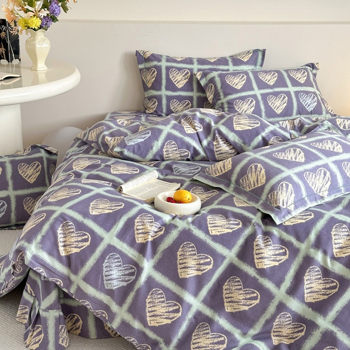 91家纺网 家纺一手货源 找家纺 塞纳 2026新款铂金暖绒加厚磨毛四件套 飞扬