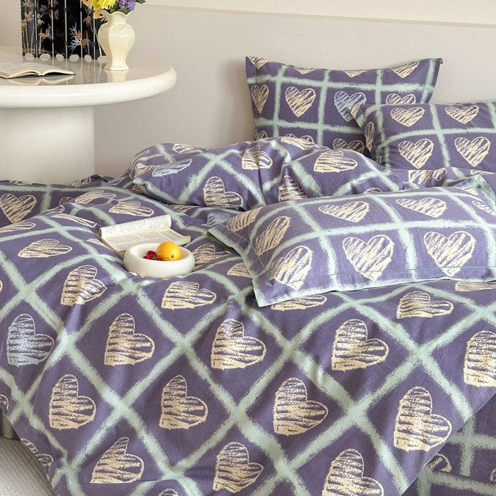 91家纺网 家纺一手货源 找家纺 塞纳 2026新款铂金暖绒加厚磨毛四件套 飞扬