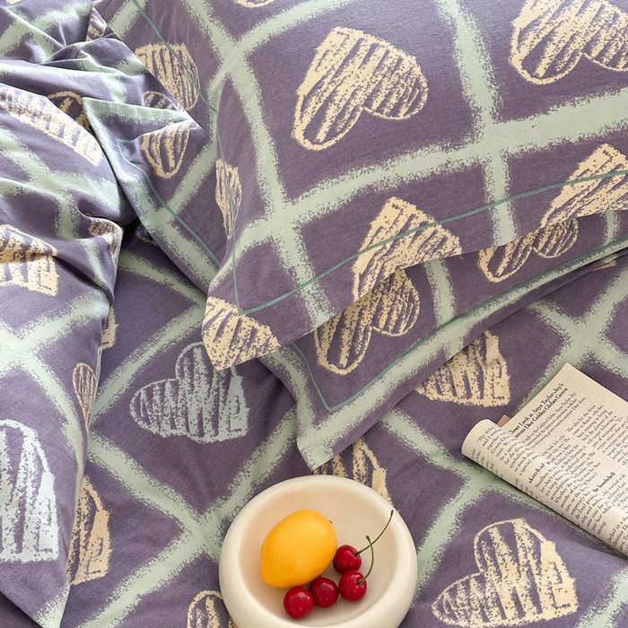 91家纺网 家纺一手货源 找家纺 塞纳 2026新款铂金暖绒加厚磨毛四件套 飞扬