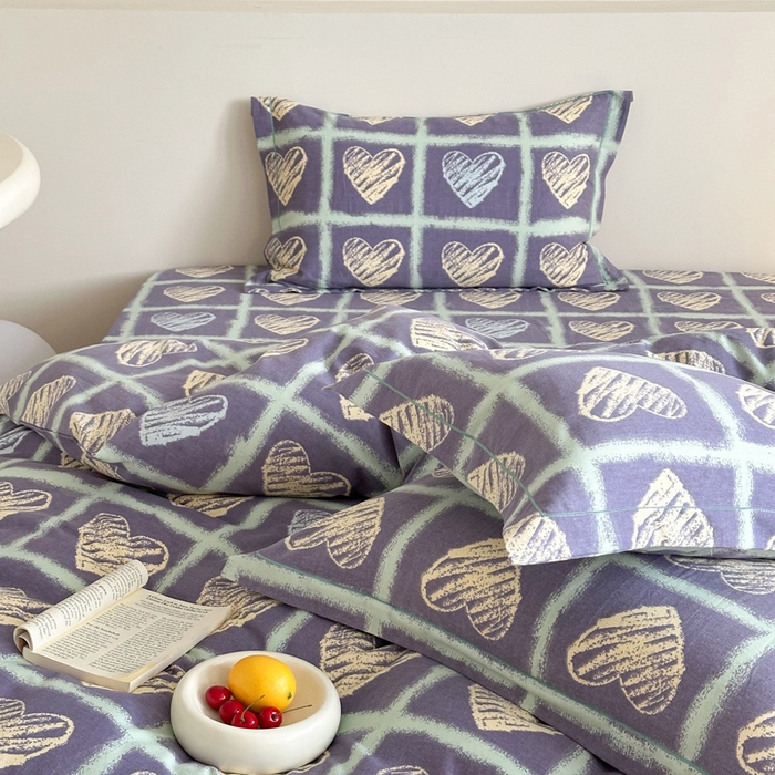 91家纺网 家纺一手货源 找家纺 塞纳 2026新款铂金暖绒加厚磨毛四件套 飞扬