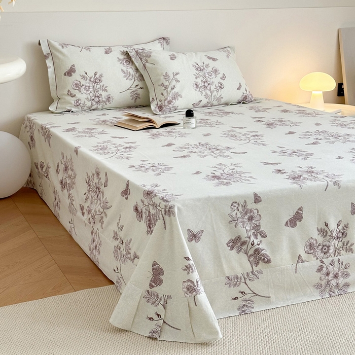 91家纺网 家纺一手货源 找家纺 塞纳 2026新款铂金暖绒加厚磨毛四件套 暮色