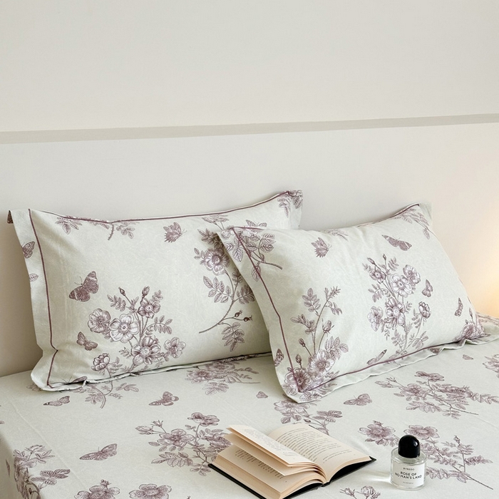 91家纺网 家纺一手货源 找家纺 塞纳 2026新款铂金暖绒加厚磨毛四件套 暮色