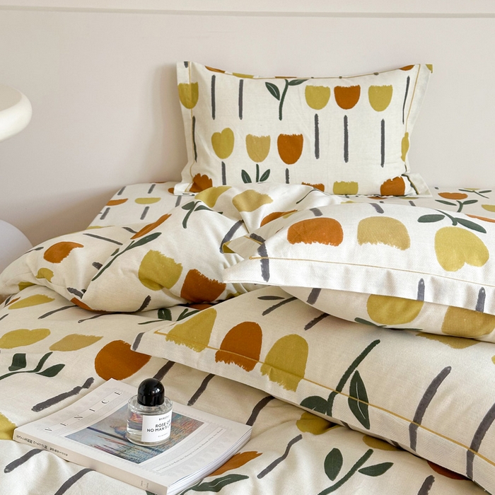 91家纺网 家纺一手货源 找家纺 塞纳 2026新款铂金暖绒加厚磨毛四件套 花开半夏