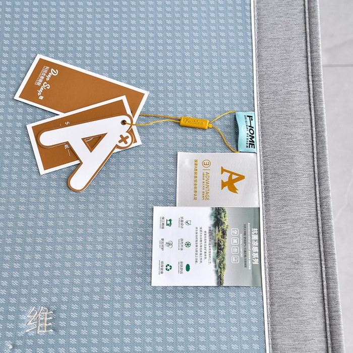 91家纺网 家纺一手货源 找家纺 （总）小牛席业 2026新款花漾芯语绣花凉感冰丝席系列（床笠款）凉席藤席冰藤席冰丝席草席竹席乳胶席凉感豆豆席