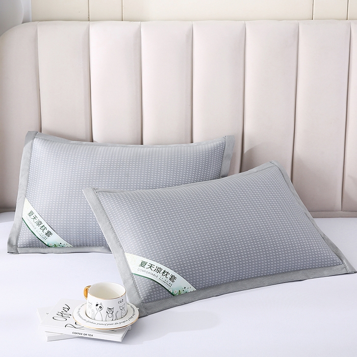 91家纺网 家纺一手货源 找家纺 （总）小牛席业 2026新款华夫格冰丝夏凉枕枕套凉枕套凉枕套冰丝枕套藤枕套冰藤枕套冰丝枕套竹枕套凉席枕套豆豆枕套