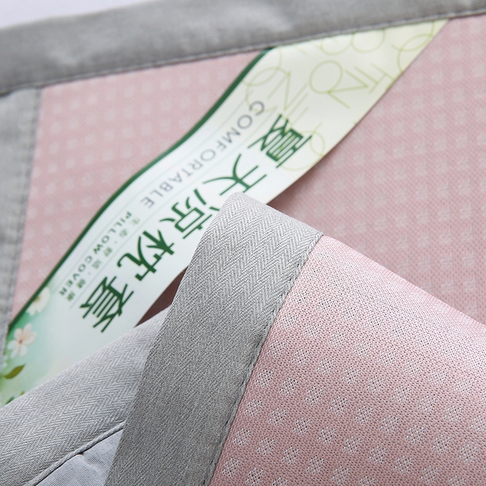 91家纺网 家纺一手货源 找家纺 小牛席业 2026新款华夫格冰丝夏凉枕枕套凉枕套凉枕套冰丝枕套藤枕套冰藤枕套冰丝枕套竹枕套凉席枕套豆豆枕套 粉色