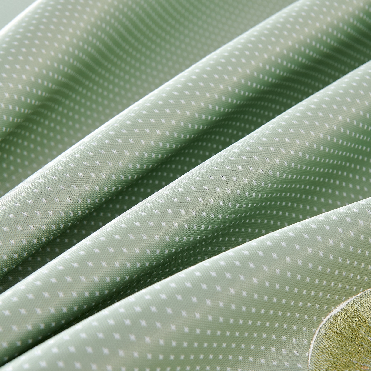 91家纺网 家纺一手货源 找家纺 小牛席业 2026新款满天星-夏日荷塘冰丝席凉席藤席草席竹席乳胶席凉感豆豆席 绿色