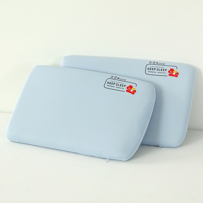 91家纺网 家纺一手货源 找家纺 明星枕业 2026新款马上有钱云感慢回弹记忆枕零压力深睡枕儿童成人枕头枕芯 马上有钱-蓝