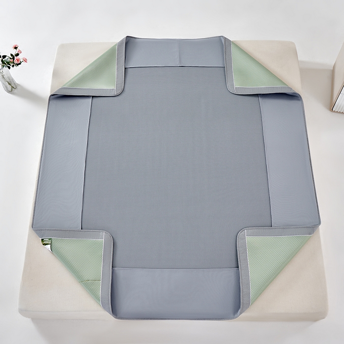 91家纺网 家纺一手货源 找家纺 小牛席业 2026新款满天星-夏日荷塘冰丝席（床笠款）凉席藤席草席竹席乳胶席凉感豆豆席 绿色