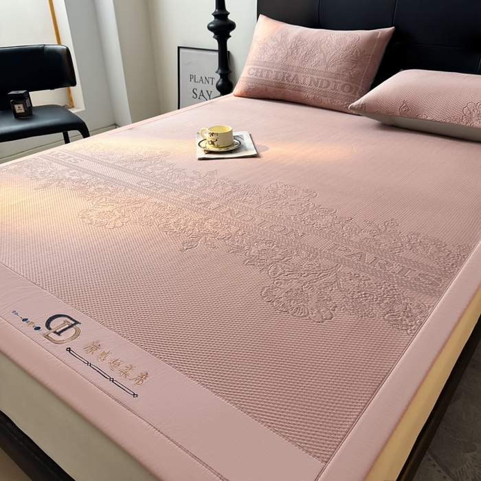 91家纺网 家纺一手货源 找家纺 （总）怡源梦 2026新款A类高分子凉感席席子-巴黎世家系列