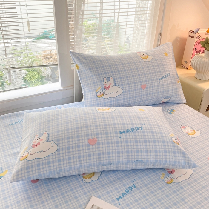 91家纺网 家纺一手货源 找家纺 金泰莱2025新款花边款老粗布床单乐宠