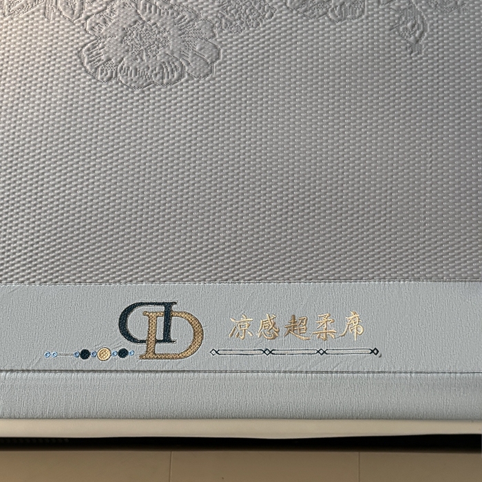 91家纺网 家纺一手货源 找家纺 怡源梦 2026新款A类高分子凉感席席子-巴黎世家系列 巴黎世家 灰色