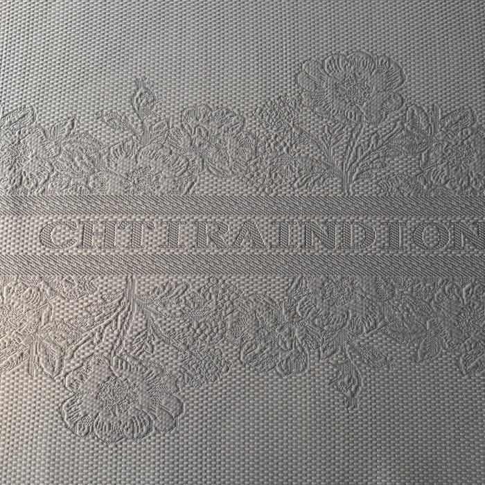 91家纺网 家纺一手货源 找家纺 怡源梦 2026新款A类高分子凉感席席子-巴黎世家系列 巴黎世家 灰色