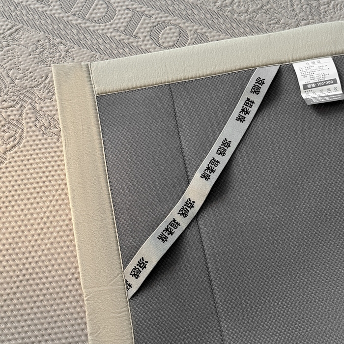 91家纺网 家纺一手货源 找家纺 怡源梦 2026新款A类高分子凉感席席子-巴黎世家系列 巴黎世家 香槟色