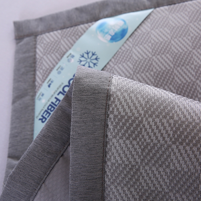 91家纺网 家纺一手货源 找家纺 小牛席业 2026新款棋盘格冰丝夏凉枕套凉席藤席冰藤席冰丝席草席竹席枕套 灰色