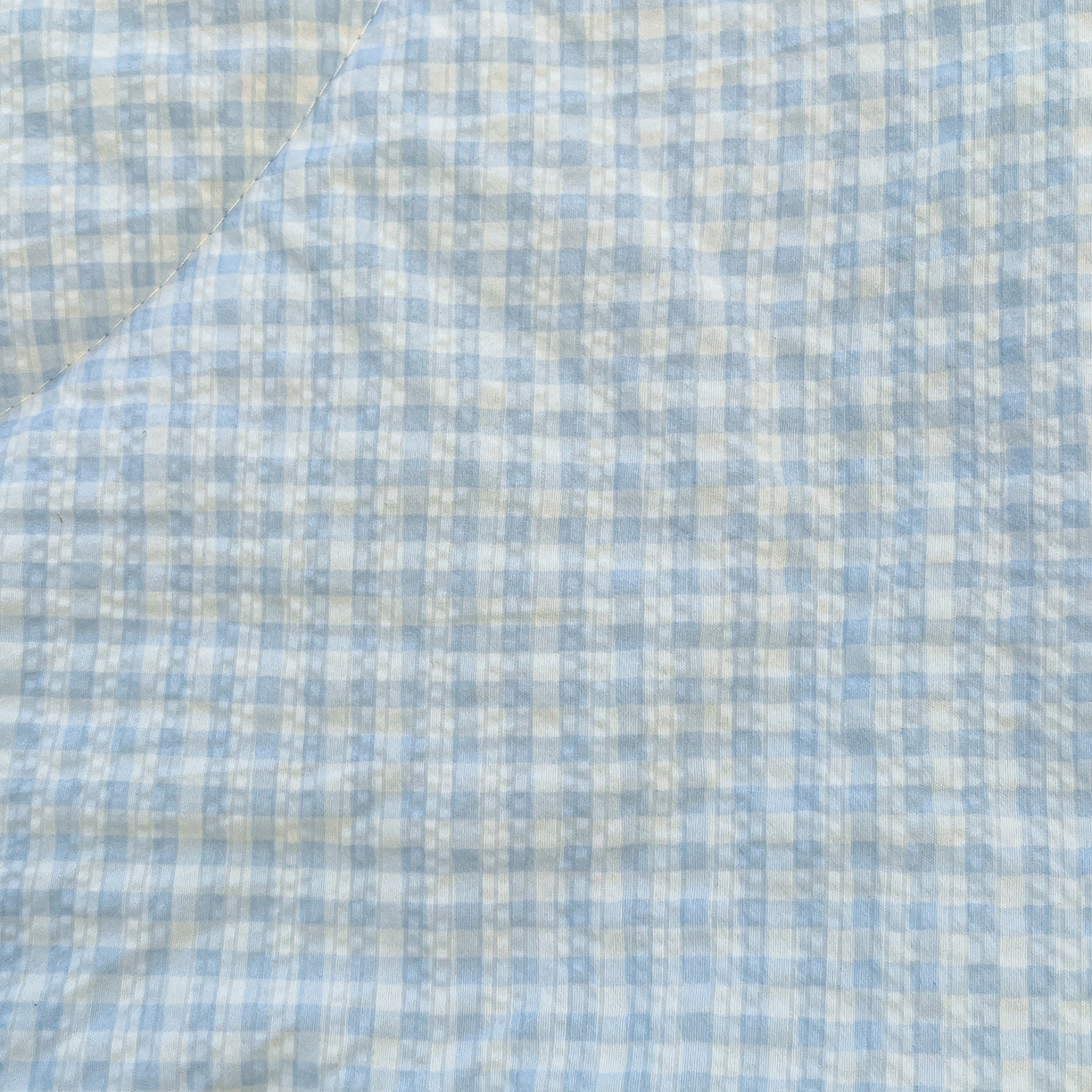 91家纺网 家纺一手货源 找家纺 老帅的工厂店 2026新款无印风泡芙棉大豆夏被 海盐气泡