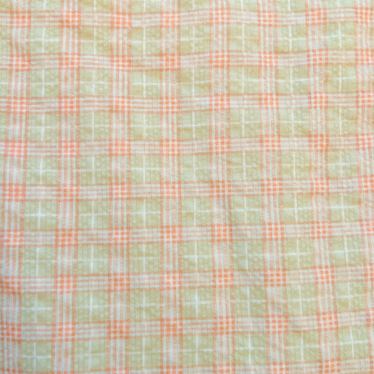 91家纺网 家纺一手货源 找家纺 老帅的工厂店 2026新款无印风泡芙棉大豆夏被 杏橘织格