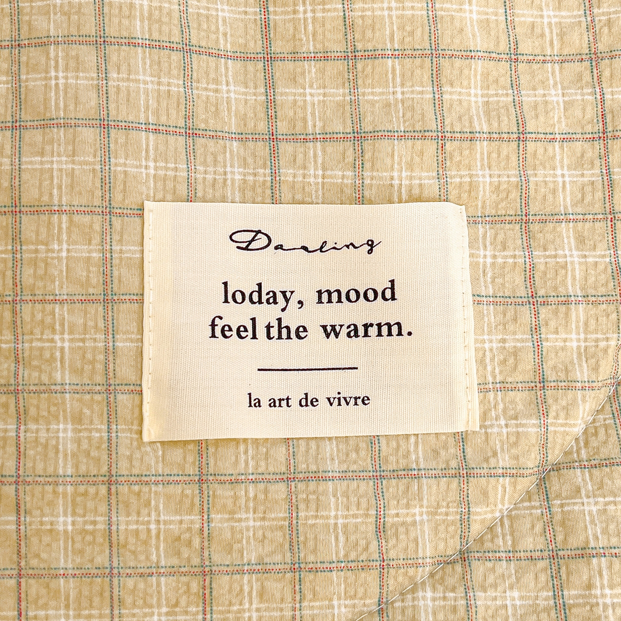 91家纺网 家纺一手货源 找家纺 老帅的工厂店 2026新款无印风泡芙棉大豆夏被 燕麦小格