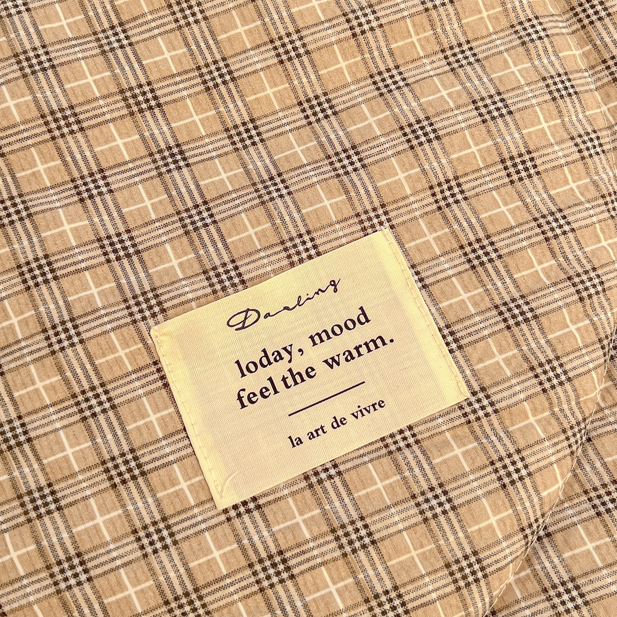 91家纺网 家纺一手货源 找家纺 老帅的工厂店 2026新款无印风泡芙棉大豆夏被 焦糖布朗