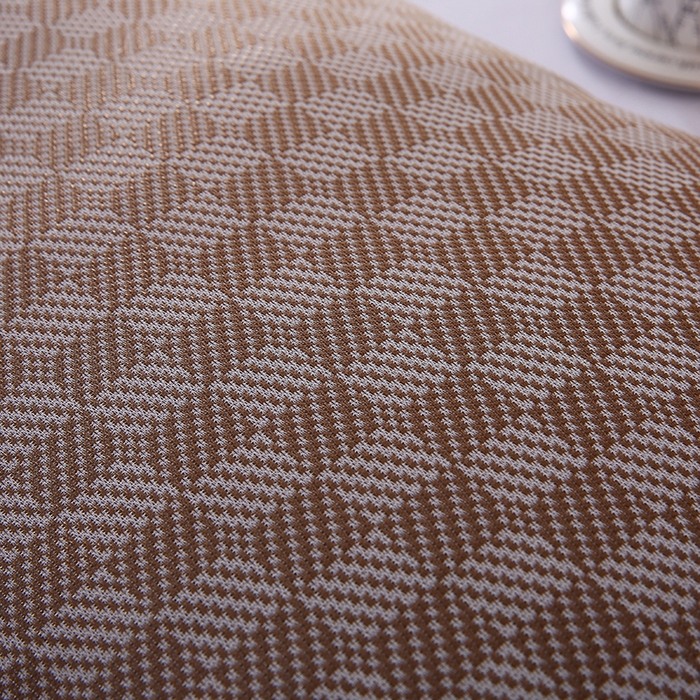 91家纺网 家纺一手货源 找家纺 小牛席业 2026新款棋盘格冰丝夏凉枕套凉席藤席冰藤席冰丝席草席竹席枕套 咖色