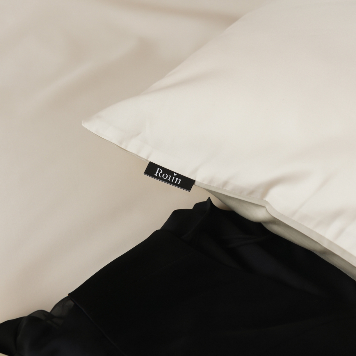 91家纺网 家纺一手货源 找家纺 玉宇阁家居 2026春夏新款50S双股全棉纯棉贡缎拼色四件套 白日山茶