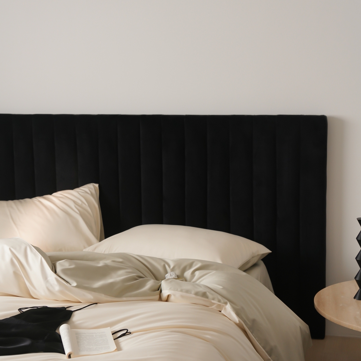 91家纺网 家纺一手货源 找家纺 玉宇阁家居 2026春夏新款50S双股全棉纯棉贡缎拼色四件套 白日山茶