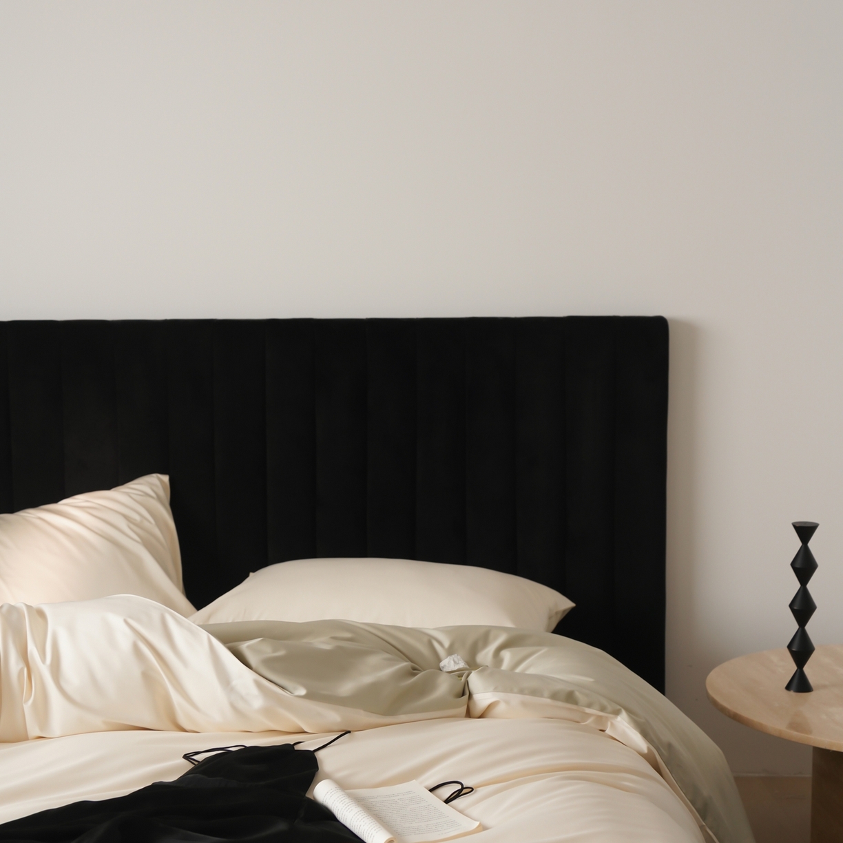 91家纺网 家纺一手货源 找家纺 玉宇阁家居 2026春夏新款50S双股全棉纯棉贡缎拼色四件套 白日山茶