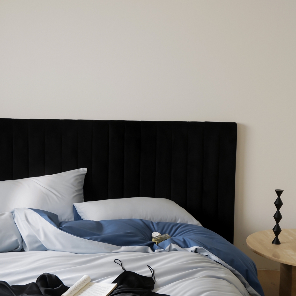 91家纺网 家纺一手货源 找家纺 玉宇阁家居 2026春夏新款50S双股全棉纯棉贡缎拼色四件套 锡兰星海