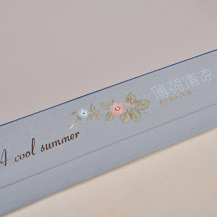 91家纺网 家纺一手货源 找家纺 小牛席业 2026新款双PE高凉感-薄荷清凉冰丝席凉席藤席竹席草席凉感席 香槟