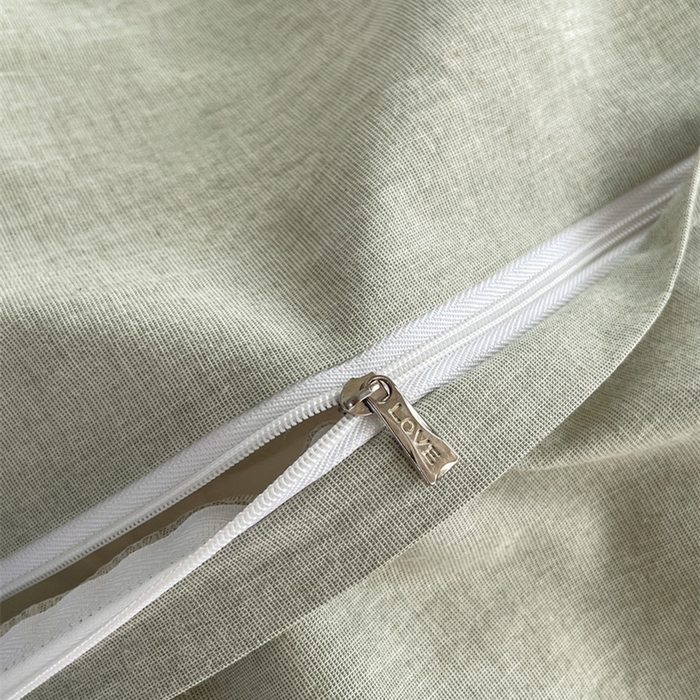 91家纺网 家纺一手货源 找家纺 慕晨 2026新款天丝莱赛尔棉麻数码印色织花边被套四件套高级田园美式直播热款 归宁